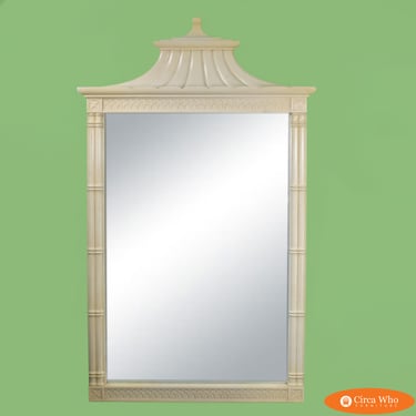 Hollywood Regency Pagoda Mirror