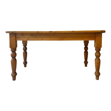 Lloyds Furniture Antique Style Rustic Pine Farm Table 