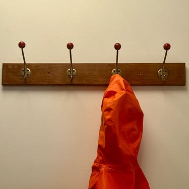 Vintage Atomic Ball Coat Rack / Vintage Ball Coat Rack / Mid Century Coat Rack / Vintage Coat Hooks / Vintage Coat Hanger / Vintage Hat Rack 