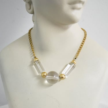 1960s/70s Lucite Bead Necklace 