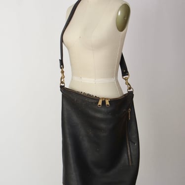 Oversize Leather Convertible Bag