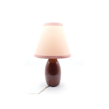 Vintage Mauve and Pink Table Lamp 