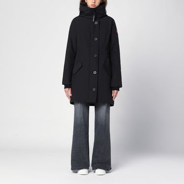 Canada Goose Rossclair Black Nylon Parka Women