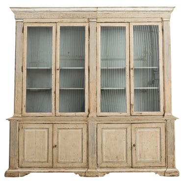 19th Century French Neoclassical Style Painted Bookcase