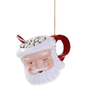 Santa Mug Ornament