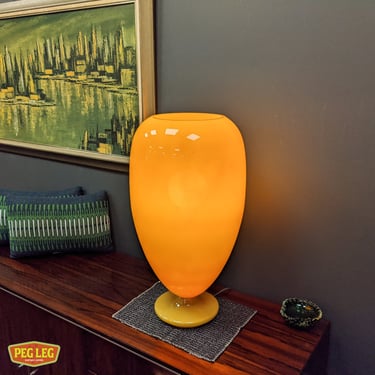 Glass biomorphic balloon lamp made in Poland