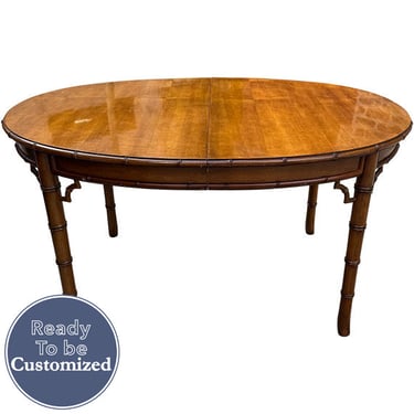 56&quot;-92&quot; Extendable Unfinished Vintage Dining Table #08827