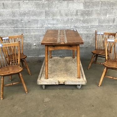 Stickley Bros. Dining Table and Chairs (Seattle)