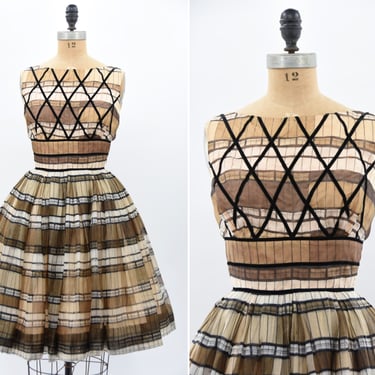 1950s Chocolate Capital dress 