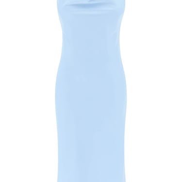 Rotate Satin Midi Slip Dress For A Women