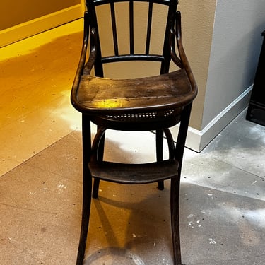 Vintage High Chair w/Cane Seat  MF269-16