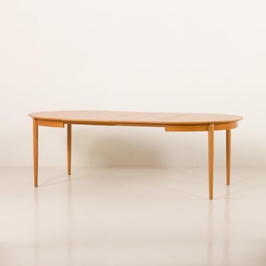 Danish vintage oak table by Skovby, 1970s 