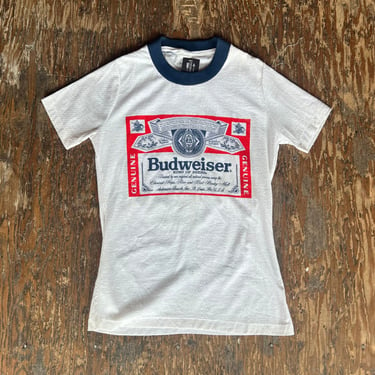 Vintage Budweiser Ringer Tee