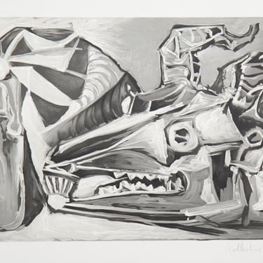Nature Morte a la Tete Chevre, Bouteille, Pablo Picasso (After), Marina Picasso Estate Lithograph Collection 