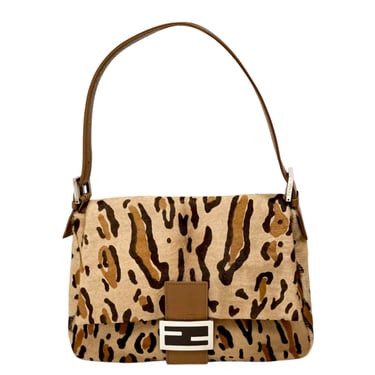 Fendi Cheetah Calf Hair Baguette