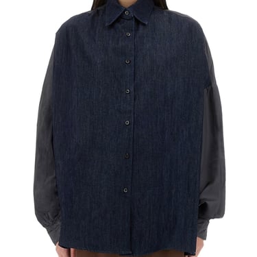 Dries Van Noten Women Contrasting Denim Shirt