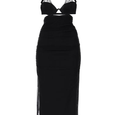 Dolce &amp; Gabbana Midi Dress With Bustier Details Women