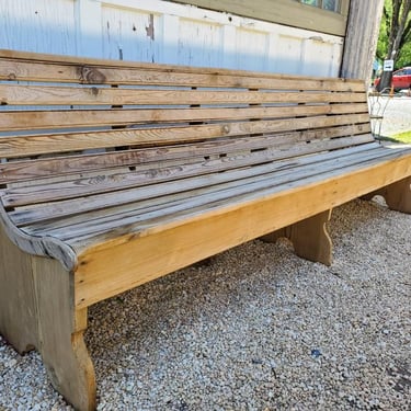 Scrubbed Pine Bench