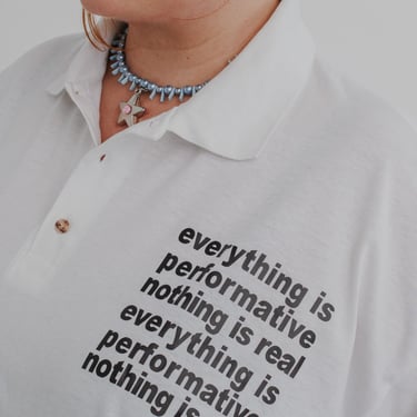 Sweet D x BRZ - &quot;Everything is Performative&quot; Polo (3X)