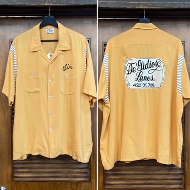 Vintage 1950's “Alley Digger” Japan Rayon Cartoon Embroidery