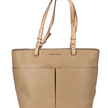 Michael Kors - Beige Pebbled Leather Medium Tote