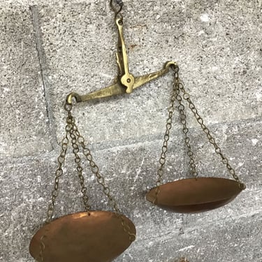 Vintage Copper & Brass Scale (Seattle)