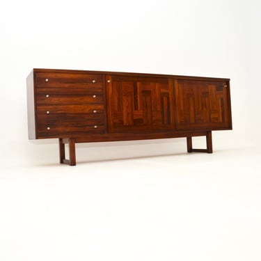 Vintage Swedish Rosewood Sideboard by Nils Jonsson For Troeds