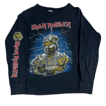 Vintage Iron Maiden &quot;Powerslave&quot; Long Sleeve Tour Shirt