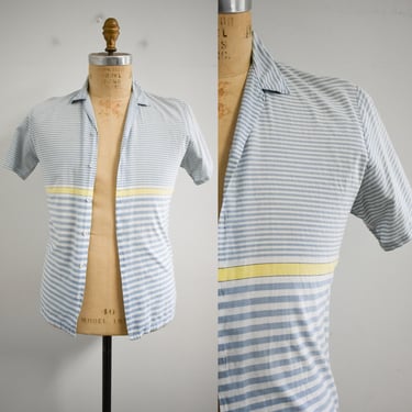 1980s Striped Cotton Shirt 
