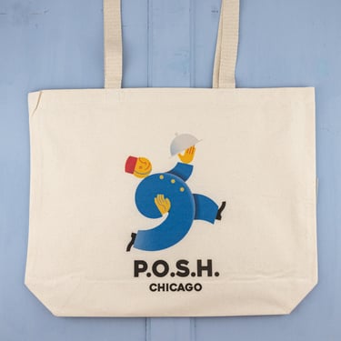 P.O.S.H. Canvas Tote Bag