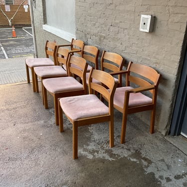 Set of 8 Danish Modern Dining Chairs