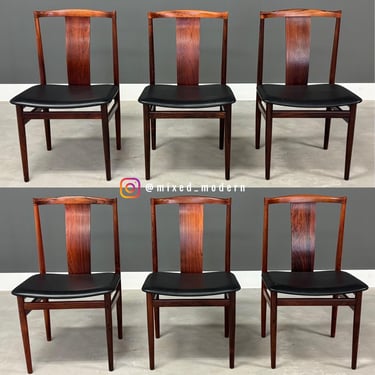 Rosewood Dining Chairs by Henning Sørensen- Set of 6 