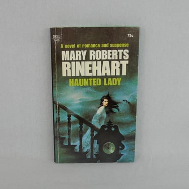 Haunted Lady (1942) by Mary Roberts Rinehart - Gothic Romance Cover - Suspense Novel - Vintage Book 