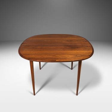 Petite Mid Century Modern Dining / Card Table in Walnut by Watertown Slide, USA, c. 1960's 