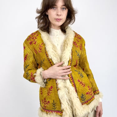 Embroidered Afghan Coat