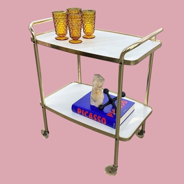 LOCAL PICKUP ONLY ———— Vintage Cosco Rolling Bar Cart 