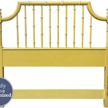 41" Unfinished Vintage Bamboo Style Twin Headboard #08382
