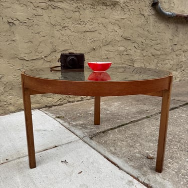 Mid century coffee table Danish modern coffee table mid century glass top coffee table 