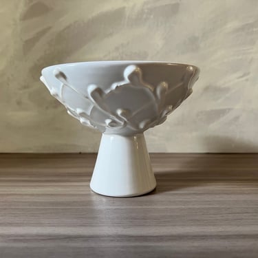 Midcentury Italian Ceramic Vase Imported  by Guido Riffarth, circa 1950s 