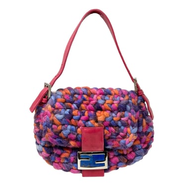 Fendi Multicolor Knit Baguette