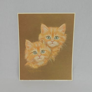 Vintage Kitten Cat Print - Double Trouble - Robert Guzman Forbes - 8