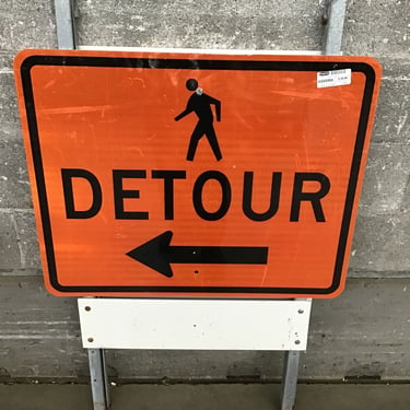 Detour Street Sign (Seattle)