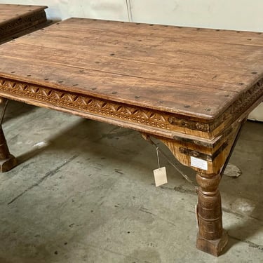 Unique Vintage India Teak Wood Table from Terra Nova Designs Los Angeles 