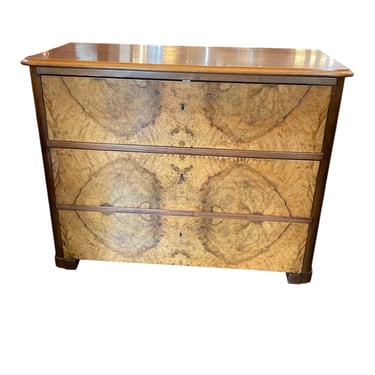Rare English Burl Wood &quot;Root&quot; Commode