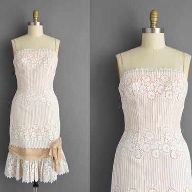 1950s vintage Lilli Diamond Cocktail Party Wiggle Dress | Small 