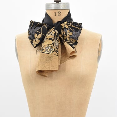 1930s Peace Garden scarf 