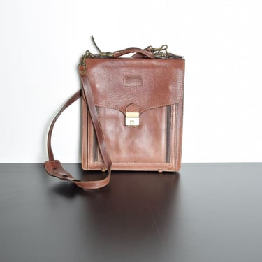 80’s OLD COACH TOTE BAG Used 80s Old Coach Leather Tote Bag Black USA (Distressed