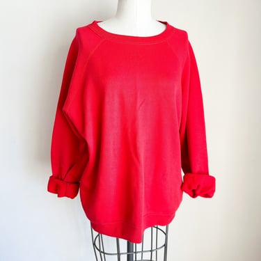 Vintage 1980s Red Sweatshirt / XL 