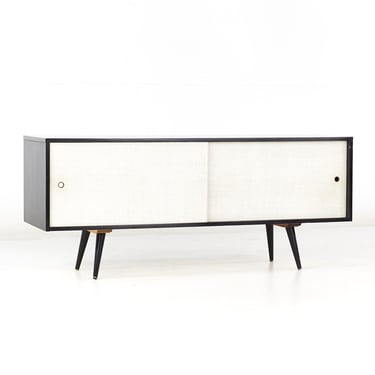 Paul McCobb for Planner Group Mid Century Black Lacquer Credenza - mcm 