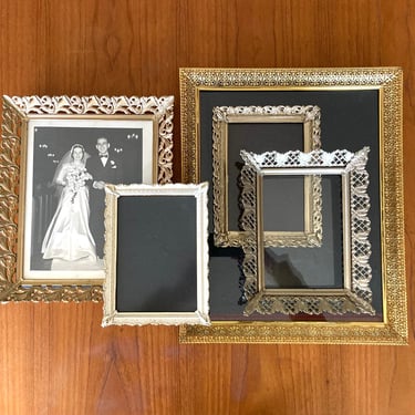 vintage filigree picture frame choice vintage metal photo frames 5x7 8x10 11x14 